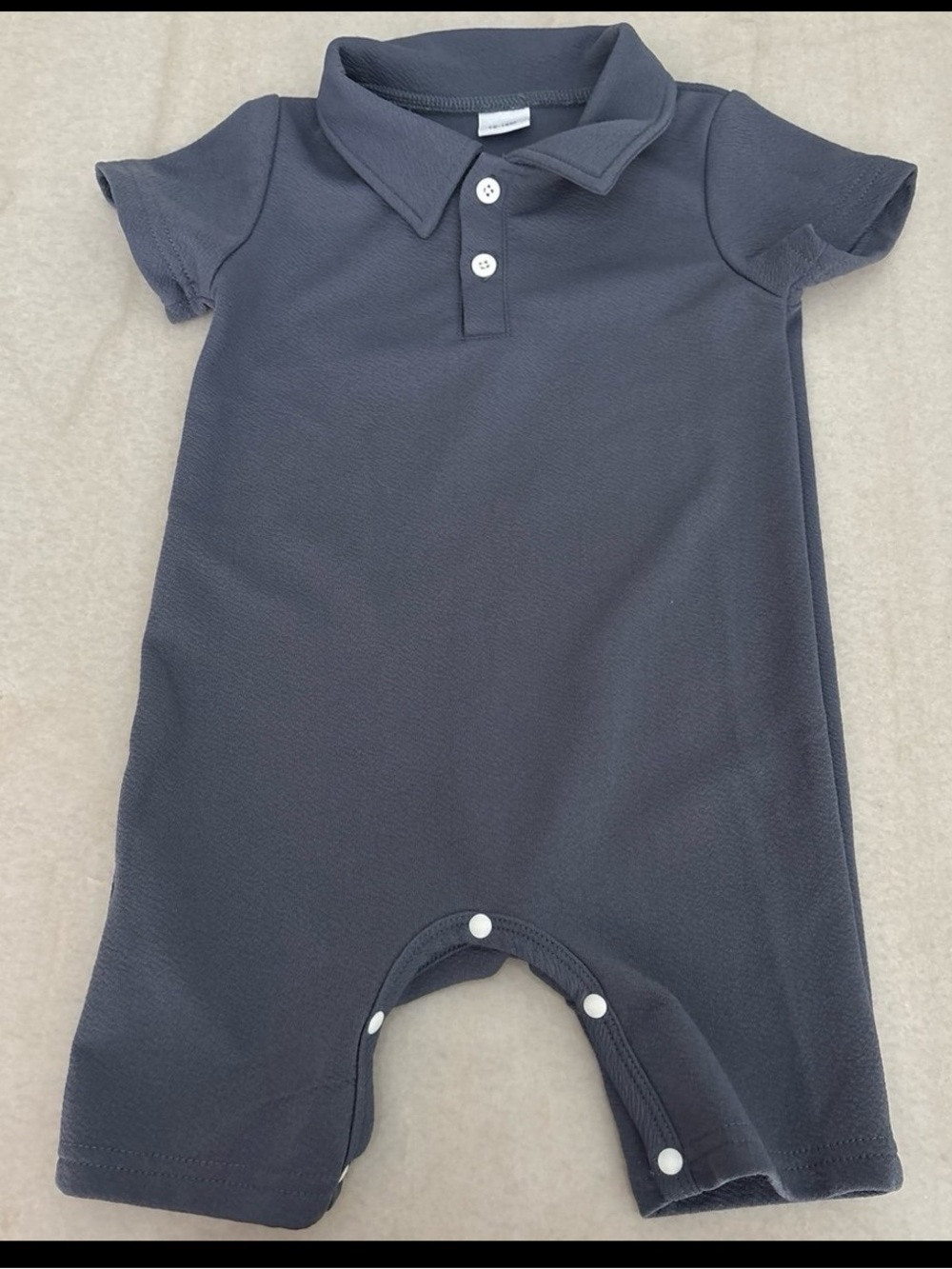 Baby Polo One-Piece Romper